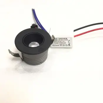 

6Stück 3 W cree LED Mini Einbauleuchte Round verstellbarer Spot Deckenlampe 95-265V LED-Schrankleuchte