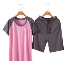 

Pajama Suit Modal Pajamas Set Couple Sleepwear Family Pijama Lover Nightwear Suit Men & Women Casual Home Clothing Sleepwear