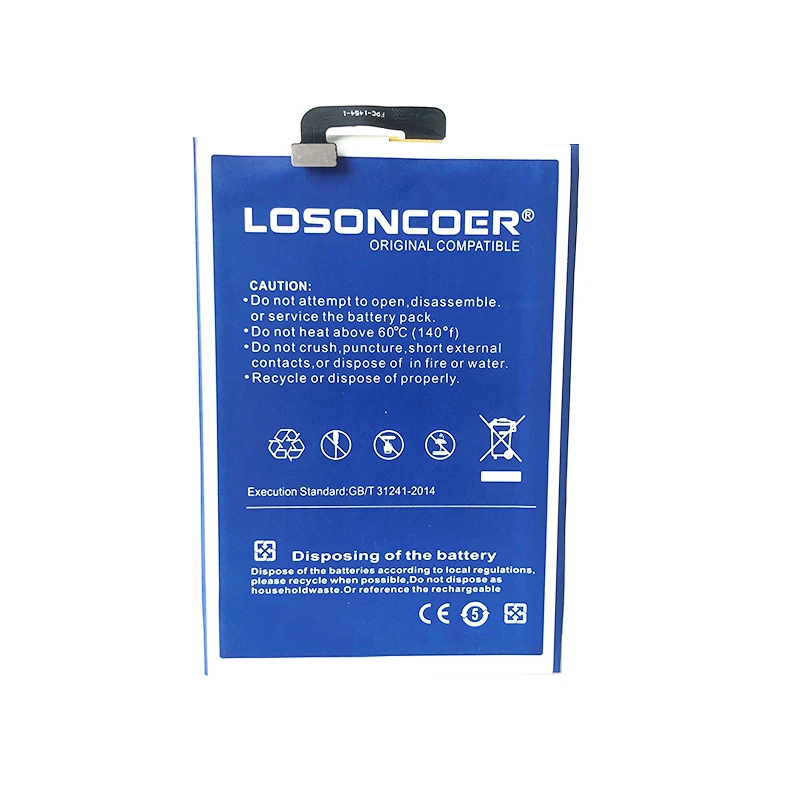 LOSONCOER 5850mAh X18 Plus батарея для Cubot X18 Plus для Cubot X19 батарея для Cubot P20 запасная батарея мобильного телефона