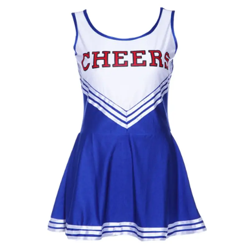 2019 Sexy Girl School Cheerleader Fancy Dress Stage Performance Outfit Uniform High School Musical Costume Suit