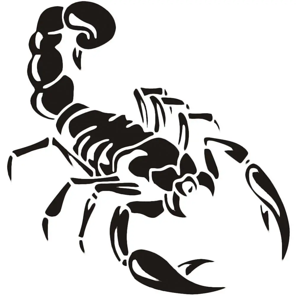 30CM Cute 3D Scorpion Car Stickers Vinyl Decal Sticker For Cars Acessories Decoration | Автомобили и мотоциклы
