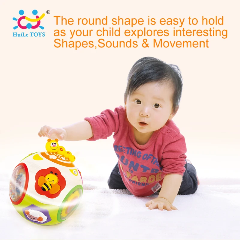 HOLA 938 Baby Toys Toddler Crawl Toy with Music & Light Teach Shape/Number/Animal Kids Early Learni - 32676283791