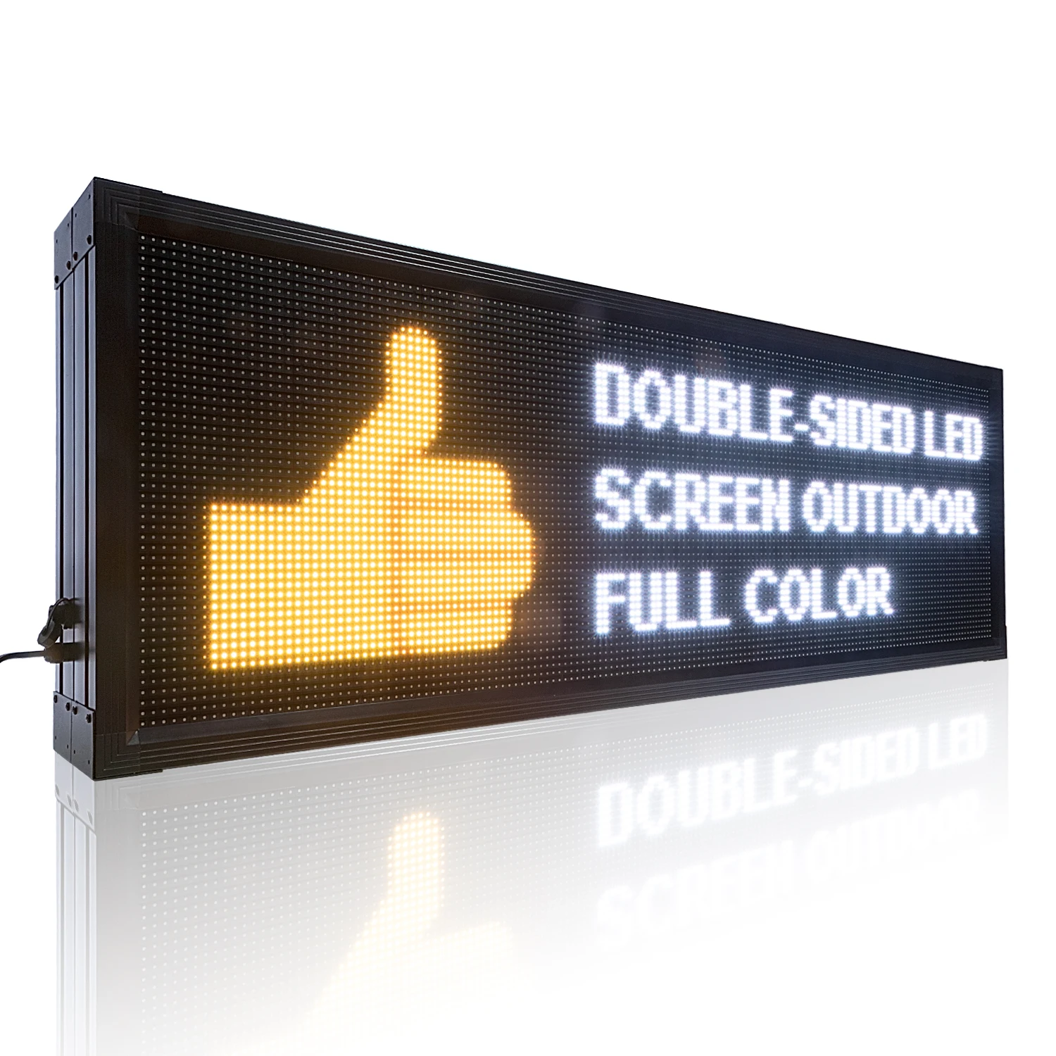 Bruin Spookachtig Gooey Rgb Double-sided Outdoor Led Video Display Screen Wifi Message Board Super  Bright Waterproof Programmable Advertising Lighting - Led Displays -  AliExpress