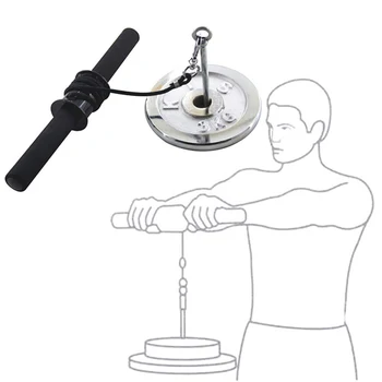 

Portable Anti Slip Forearm Wrist Roller,Hand And Wrist Exerciser Gym Wrist Curl Exerciser Trainer Forearm Strengthener