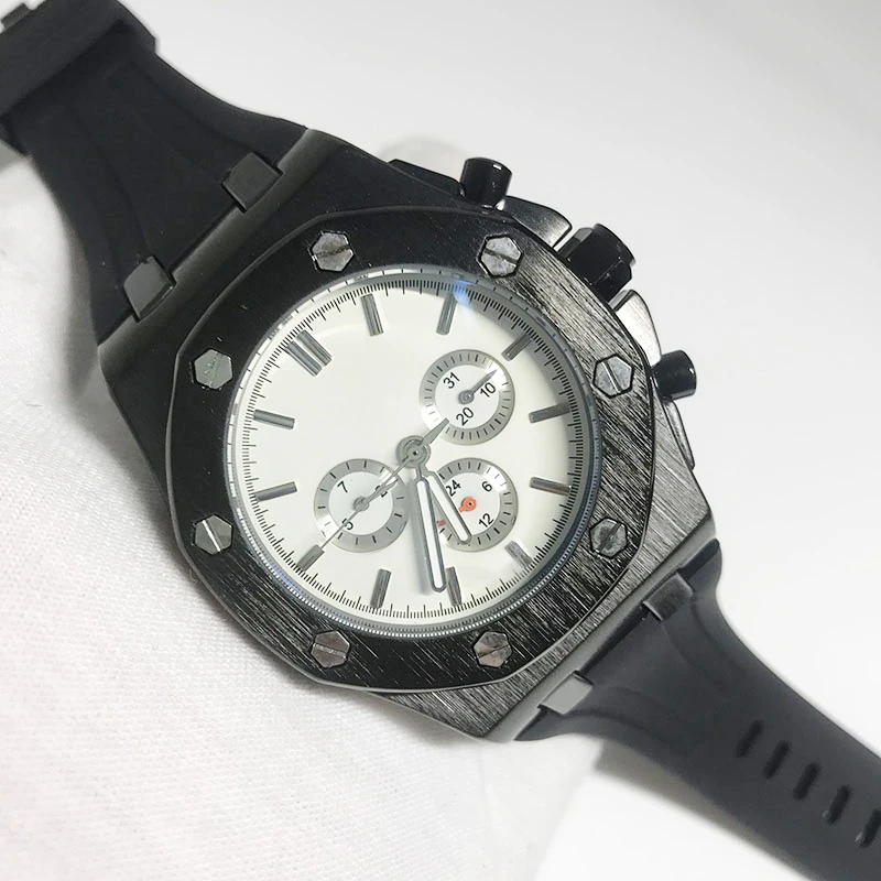 

Luxury black Men Automatic watch royal oak Brand a-p style Mens Designer Watches Royal Oaks Watch all sub dials works