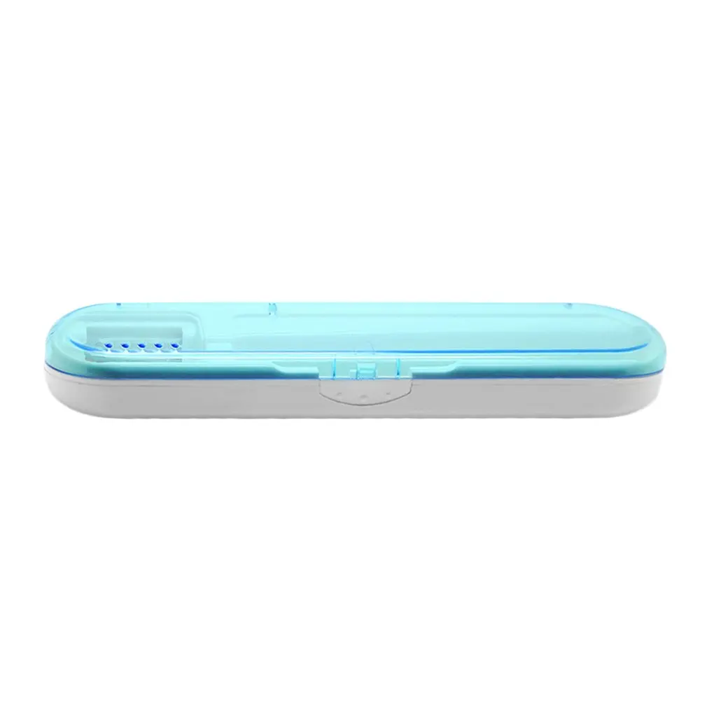 2 In1 UV Disinfection Toothbrush Box Toothbrush Head Sterilizer Portable Toothbrush Case Power By Battery For Household Travel