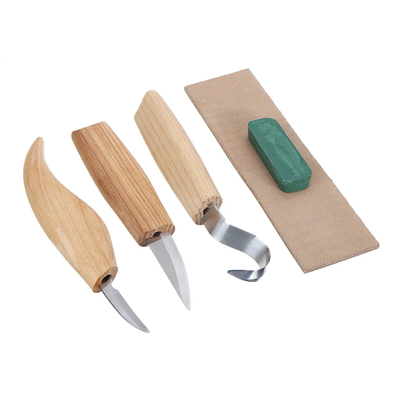 

5pcs DIY Woodcarving Cutter Set Professional Wood Hand Chisel Wood Carving Chip Knives Cutter Detail Chisel Hand Tools