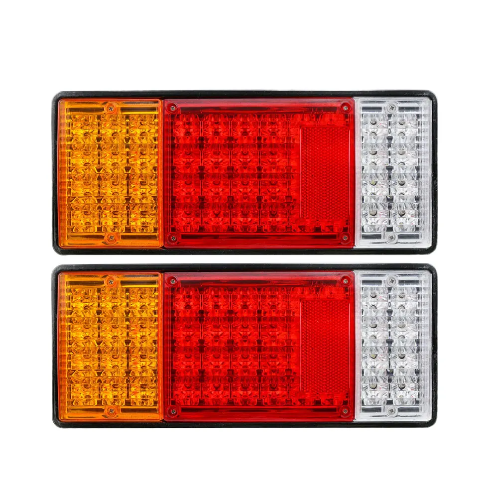 44led задние фонари стоп индикатор супер яркий Аварийные огни для грузового прицепа