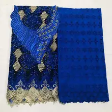 Новейший стиль швейцарская хлопковая сухая кружевная ткань Гана восковая печать ткань воск Анкара ткань настоящий воск принт материал одежды 4 ярдов