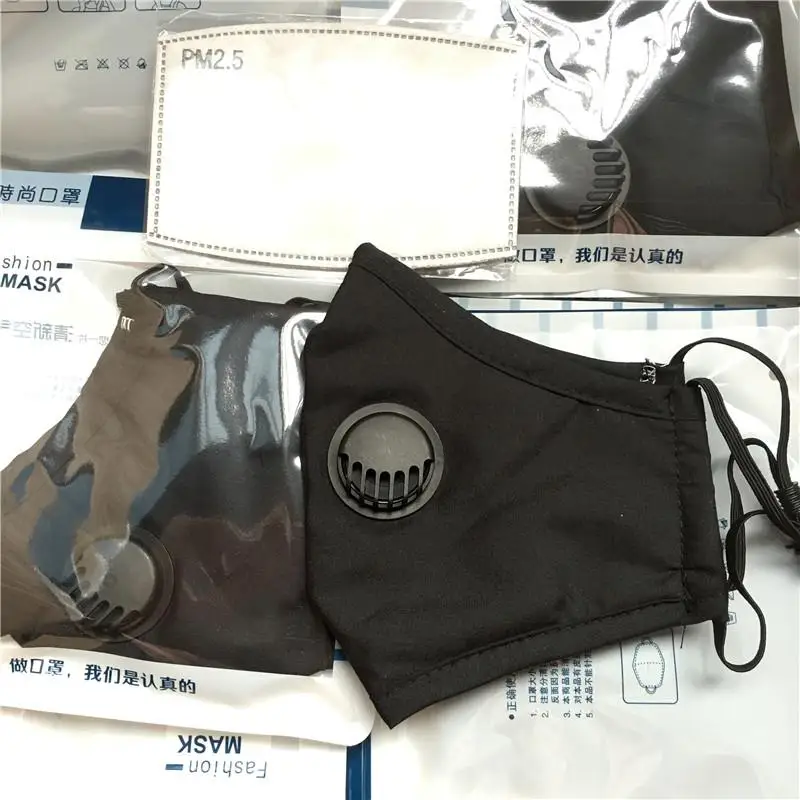 

Monthly package! 3 Masks and 30 Pcs Filter KN95 Mask Dust Respirator Washable Reusable Mask Unisex Mouth Muffle Allergy/Asthma