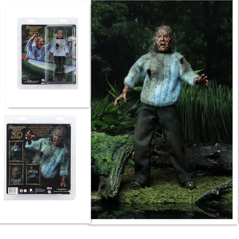 

NECA 3D Friday The 13th Part 3 Jason Mother PVC Action Figure Toy Doll 18cm