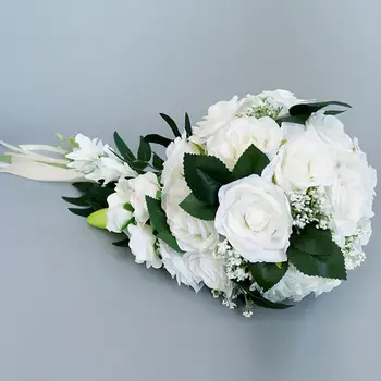 

Bridesmaid Girl Rose Flowers 3 Color Photo Props Ornament Wedding Decoration Fake Ranunculus Fashion Festive Home Decor