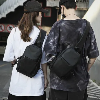 

Chest Bag Leisure Work Clothes Men's Bag Sports Canvas Cross Messenger Bag Single Shoulder Bag for Women Waist Bag Nerka Damska