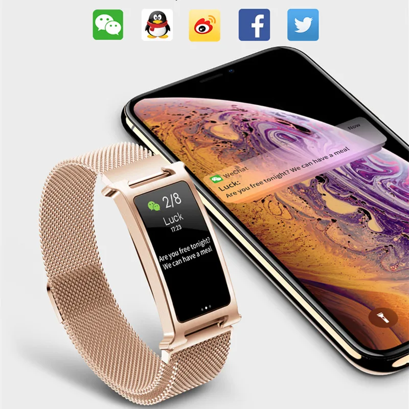  ONEVAN Smart Watch Heart Bracelet Blood Pressure Oxygen Monitor Weather Activity Tracker Women Fitn - 4000110243373