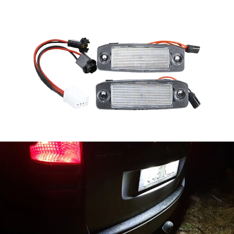 Светодиодный светильник для номерного знака Kia Sportage 11 16 18 SMD белый задний фонарь