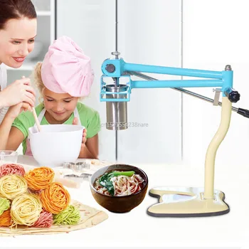 

Stainless Steel Noodle Maker With 4 Moulds Home And Commercial Spaghetti Maker Manual Pasta Machine Noodle Tool