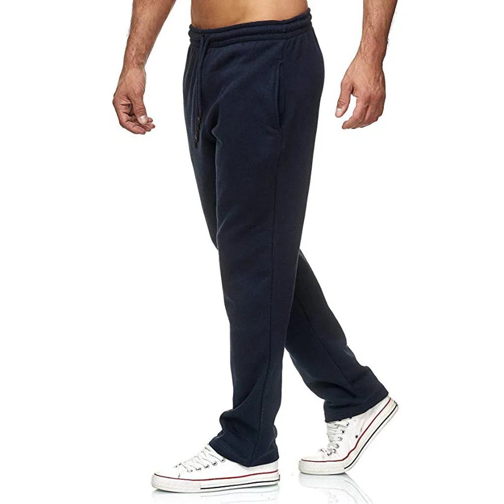 1 шт., мужские Длинные повседневные спортивные штаны, прямые облегающие брюки для бега, беговые штаны с эластичной резинкой на талии, спортивные штаны, S-XXL, M0930