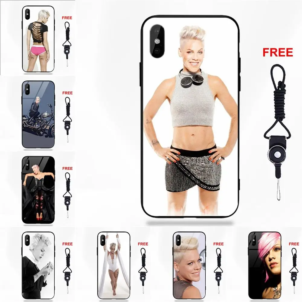 Для Apple iPhone 5 5C 5S SE 6 6S 7 8 Plus X XS Max XR силиконовая ТПУ Рамка из закаленного стекла