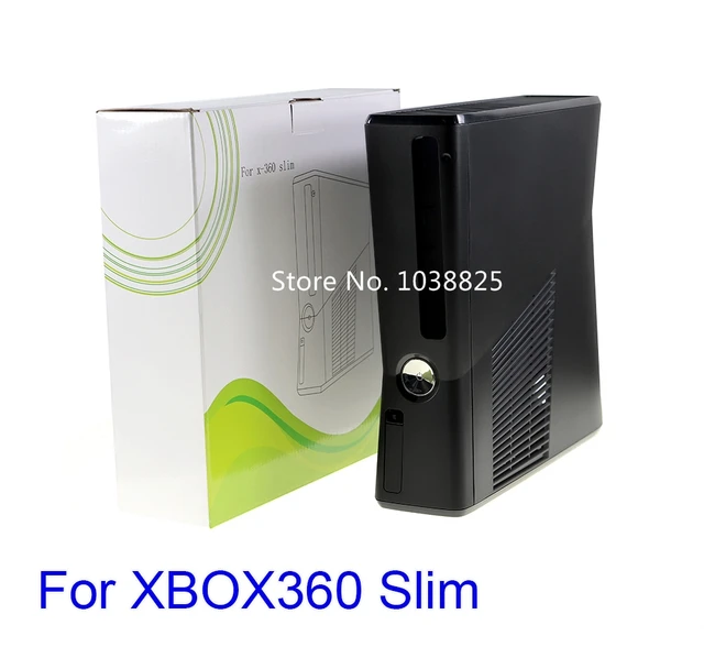 Black Full set Housing Shell Case for XBOX360 xbox 360 Slim console  replacement protection case for xbox360E console - AliExpress