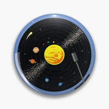 

Solar System Vinyl Record The Untamed Metal pin Brooch Bag Clothes Lapel Pin Button Badge Jewelry Gift for best friends