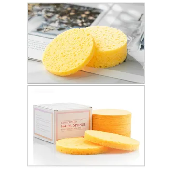 

Deep Cleansing Sponge Wood Pulp Cotton Face Wash Honeycomb Sponge Gentle Oil Removal Cellulose Compressed Sponges