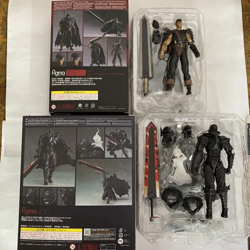 6 дюймов Figma 359 игра Berserk 410 Beruseruku черный меч экшн Коллекционная Фигурка модель