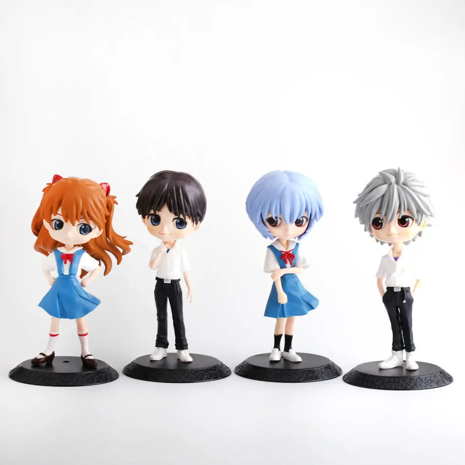 1 шт. случайная отправка 15 см аниме Evangeliones Asuka Langley фигурка кавору Nagisa Ikari Shinji ПВХ