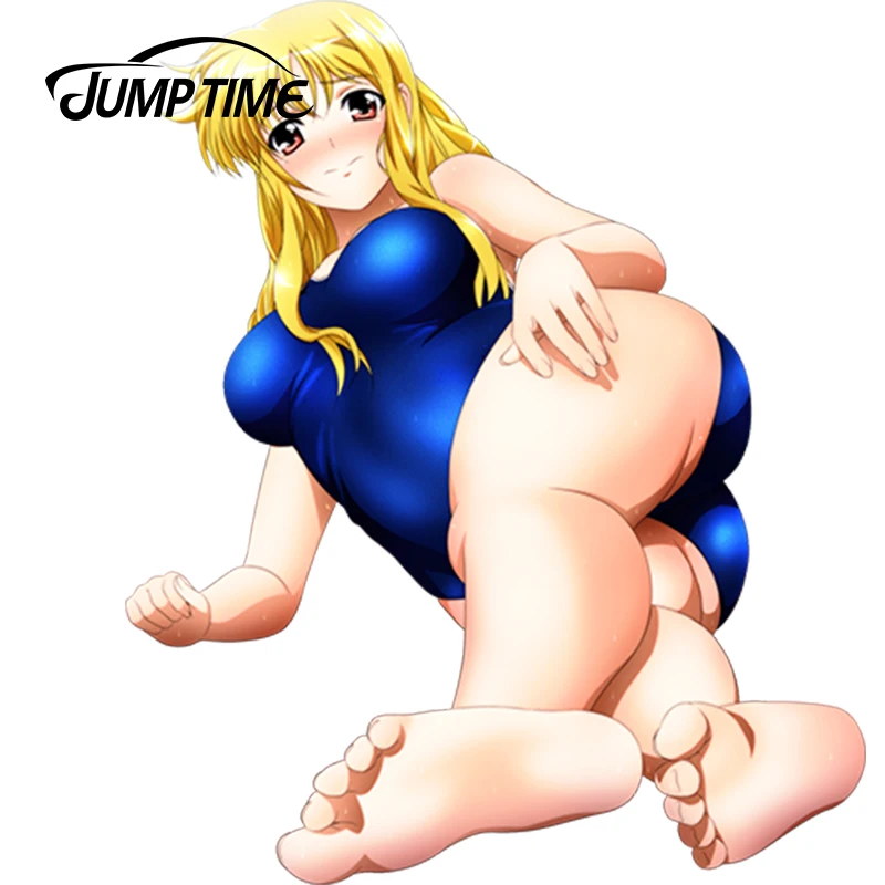 JumpTime 13cm x 10.9cm Hot Car Styling Sexy Beauty Fate Testarossa Window Decal Sticker Waterproof Accessories | Автомобили и