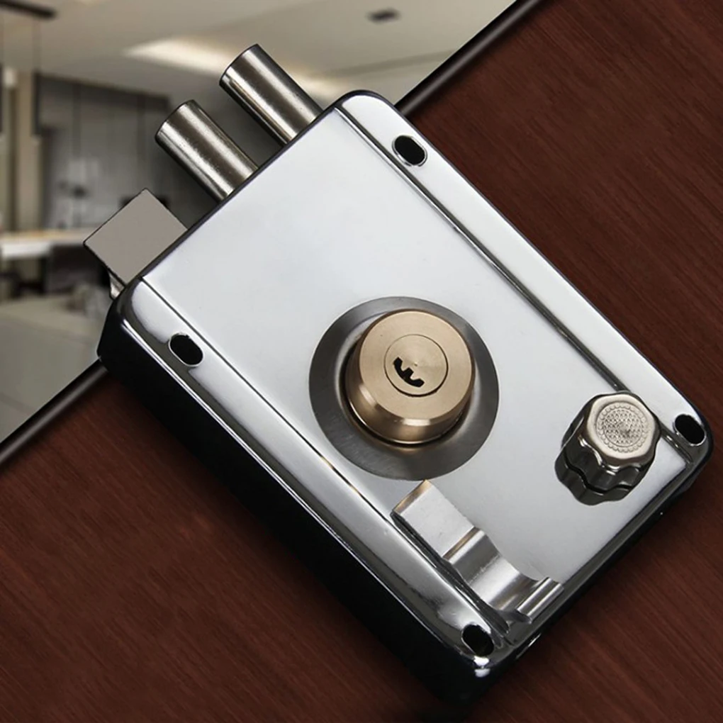 Door Lock Exterior Interior Deadbolt Multiple Insurance Lock Hardware