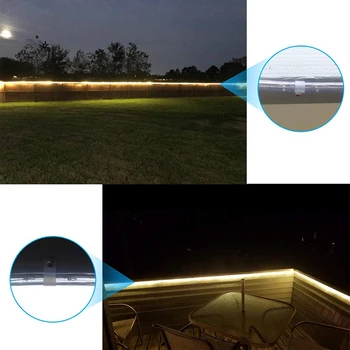 

100 Pack 1/2 Inch Rope Light P-Style Mounting Clips with Compatible Stainless Steel Pan Head Phillips Screws