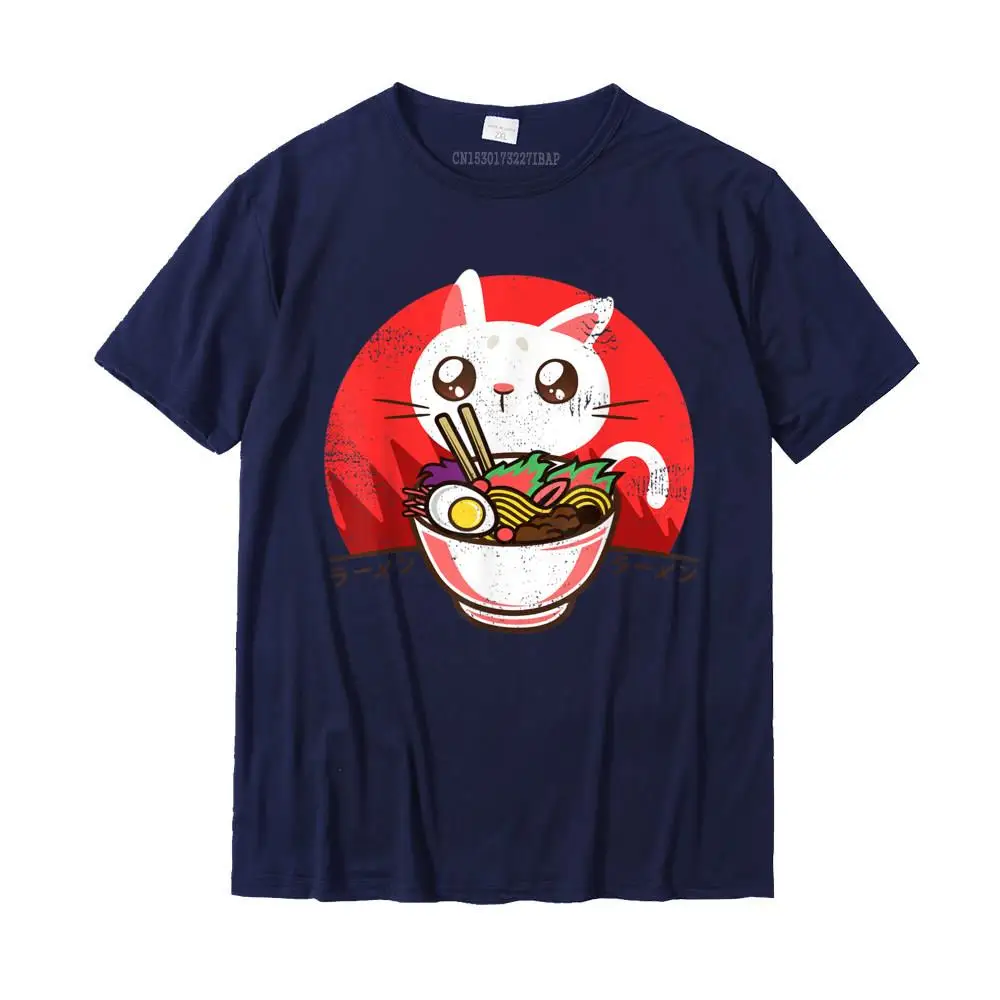 Fashionable Fitness Tight Men T Shirt Company Autumn Short Sleeve Round Collar Cotton Fabric Tops Shirts Gift Tee Shirts Kawaii Japanese Ramen Noodles Shirt Anime Cat Gift Men Women T-Shirt__MZ16635 navy