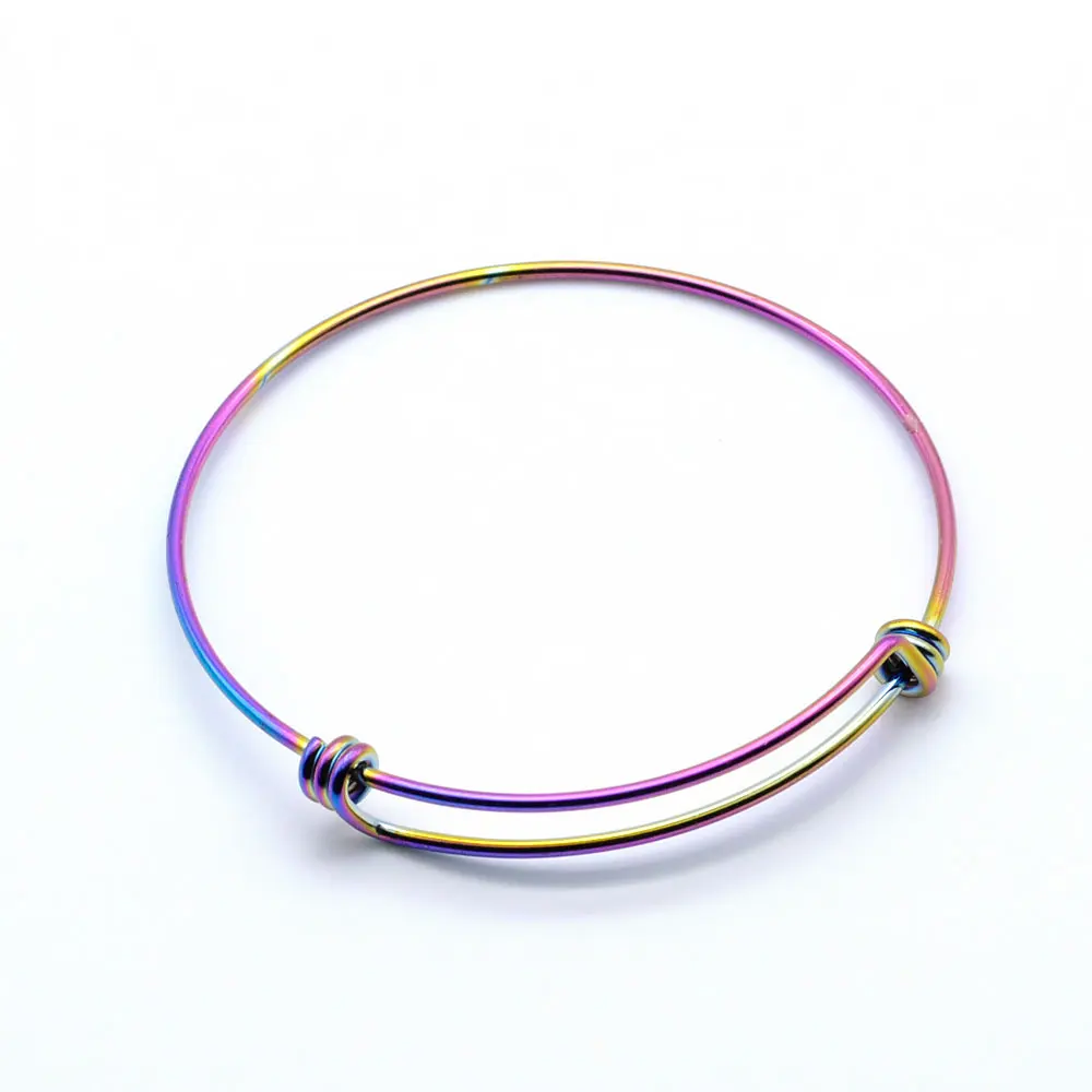 316 Stainless Steel DIY Charm Bangle 20pcs