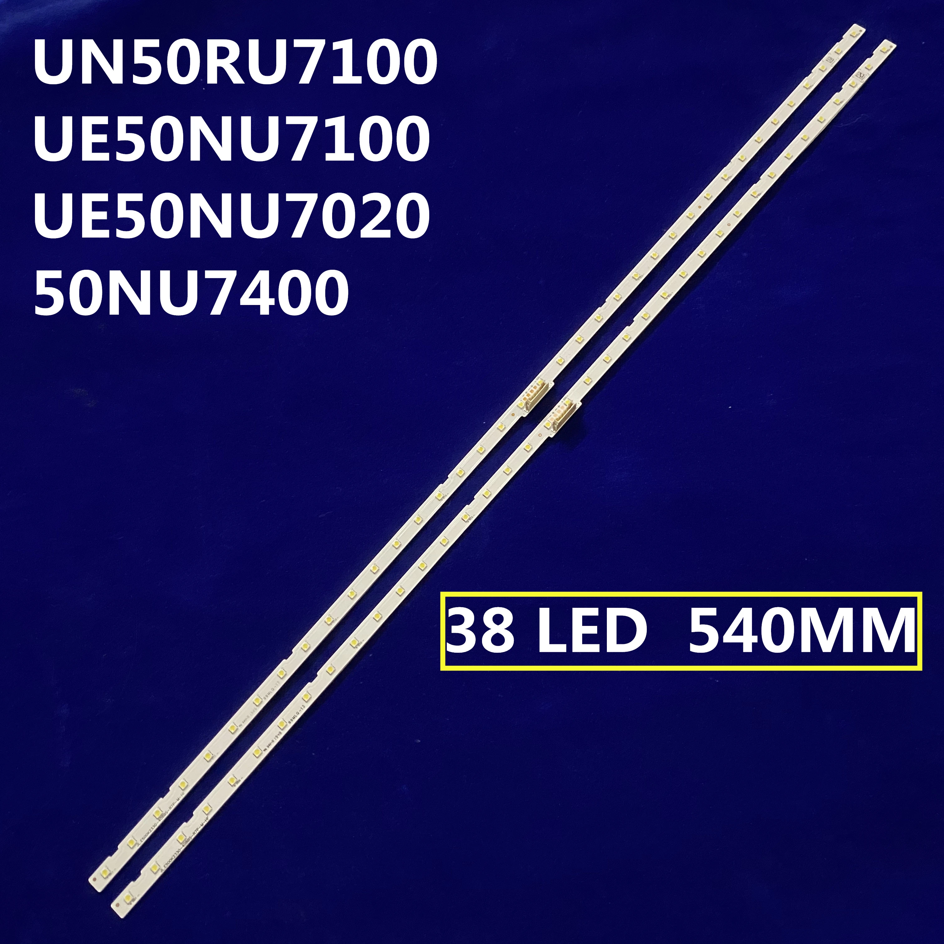 2 PCS LED backlight strip for Samsung UN50RU7100 UE50NU7100 UE50NU7020 50NU7400 BN96-45952A 45962A UN50NU7100 LM41-00564a 46034A 2x4 ceiling light panels