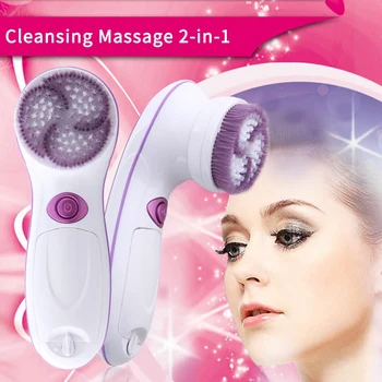 

Facial Cleansing Brush, Electric Rotating Face Cleanser Brush Set with 5 Brush Heads Fit For Skin Care Deep Cleansing