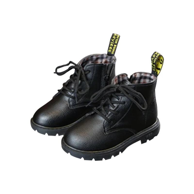 

Children Winter Snow Boots Plus Velvet Waterproof Short Boot Girls Fashion Non-slip Warm Martin Boots Boys Girls Rubber Boot
