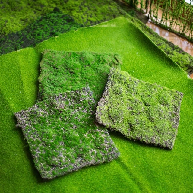 Simulation raffinée de gazon vert en fausse herbe, fausse mousse de gazon,  décoration pour jardinage d'intérieur, Micro paysage créatif, accessoires  de prise de vue, bricolage - AliExpress