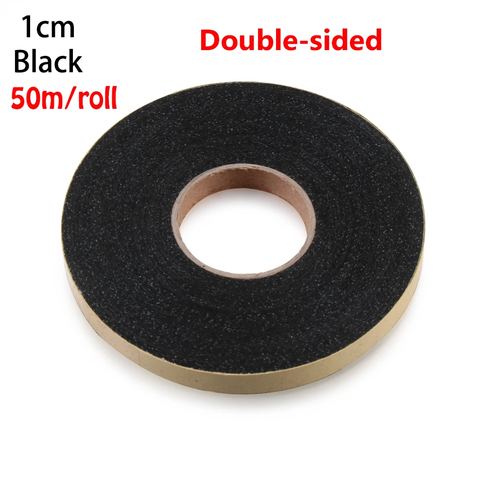 1cm-50m(Black) 50/100 м черные и белые чудо веб-утюг на Хемминг скотч двусторонний клей нетканый рулон ткани-недорогая одежда из Китая высокое качество отворотами для рукоделия - Цвет: 1cm-50m(Black)