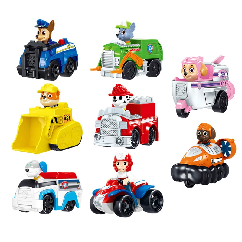 

Paw Patrol Toys Dog Puppy Pull Back Car Toy ABS Action Figures Model Patrolling Canine Kids Toys for Children Birthday Gifts