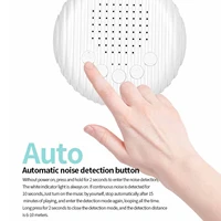 Детская машина с белым шумом, USB перезаряжаемая, звуковая машина с таймером отключения, пустышка для сна, монитор релаксации для офиса для детей и взрослых — изображение 5