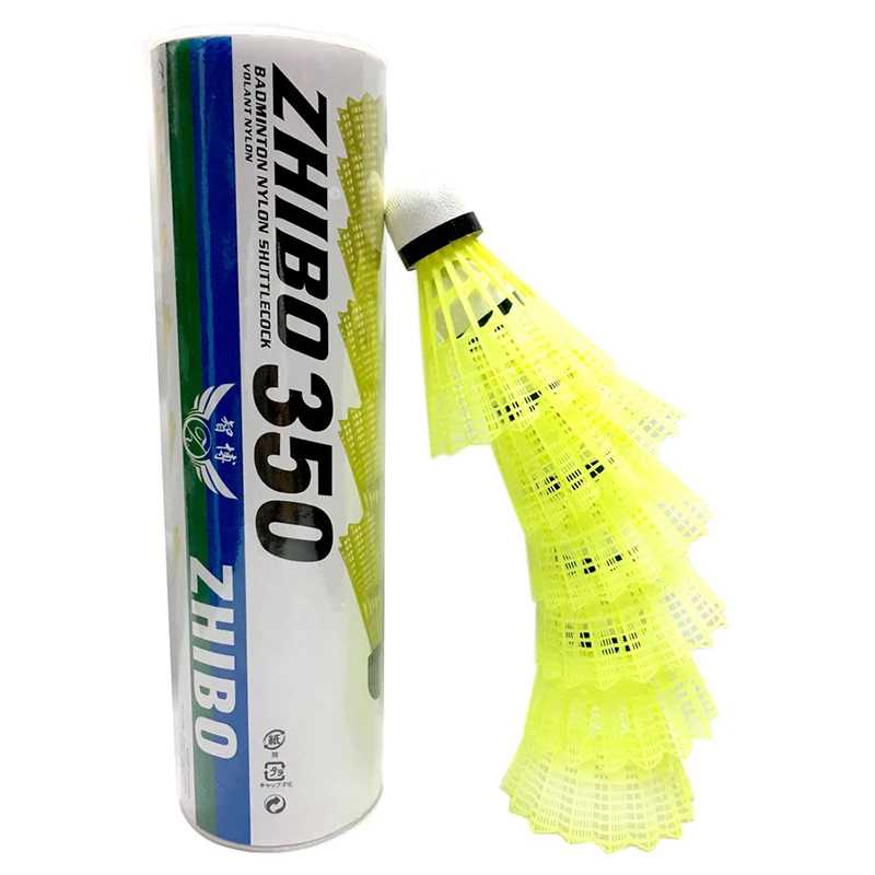 Nylon Badminton Shuttlecock Badminton Ball with Great Stability Durability Indoor Outdoor Sports Training Balls