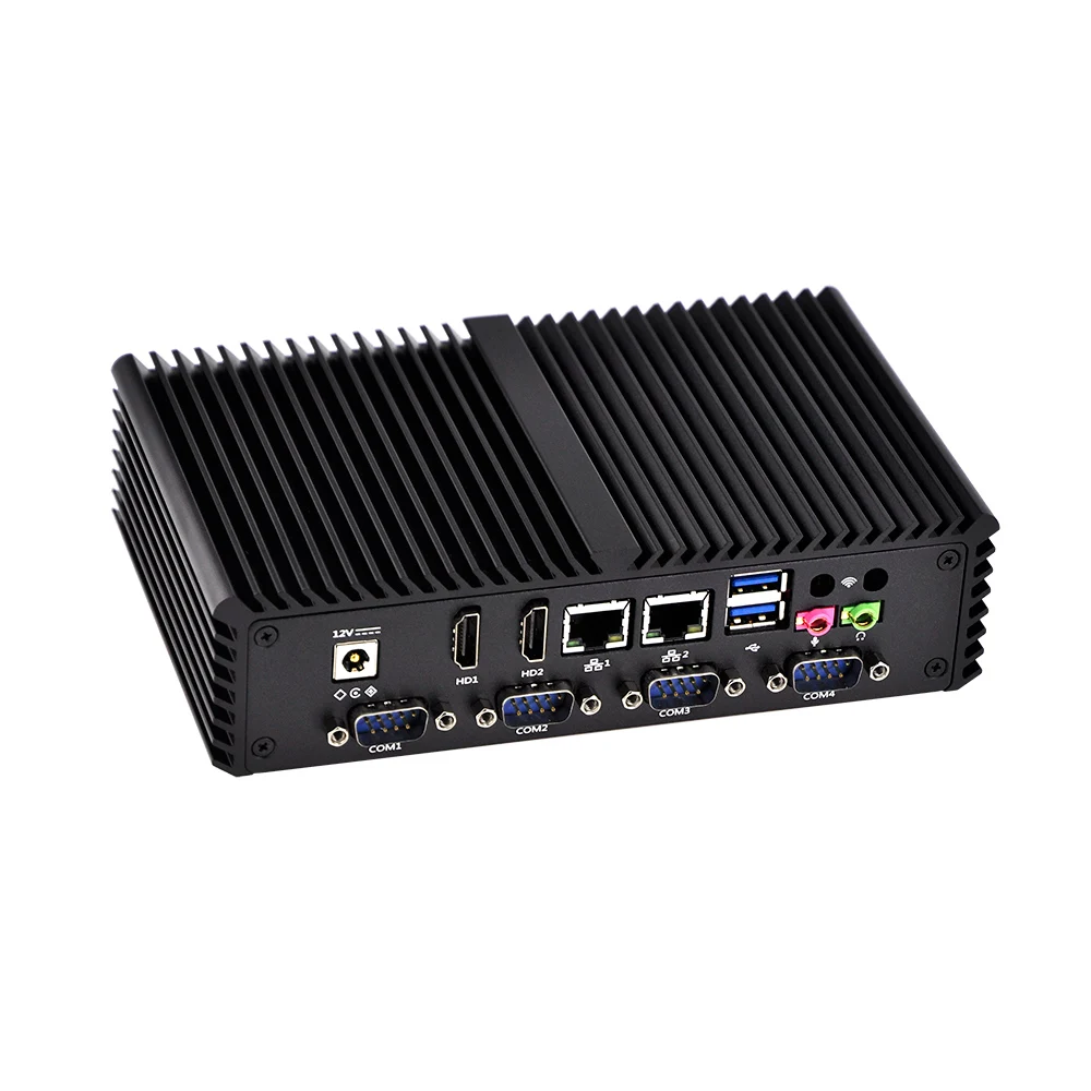 Новинка 2019 года промышленный мини компьютер 6 RS232 с Core I3 I5 I7 быстрая работа