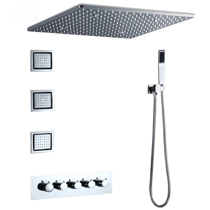 

Benefit Margin Full Copper Embedded Dark Outfit Constant Temperature Bring Side Spray Head Shower Shower Suit Faucet