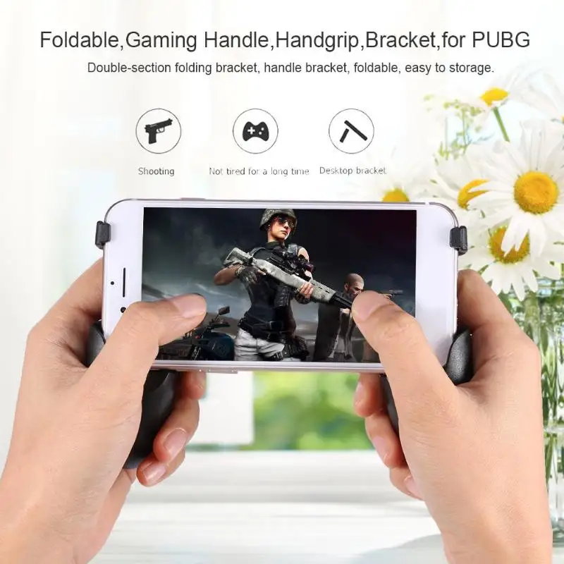  Foldable Gaming Joystick Handle Mobile Phone Controller Shooter for PUBG
