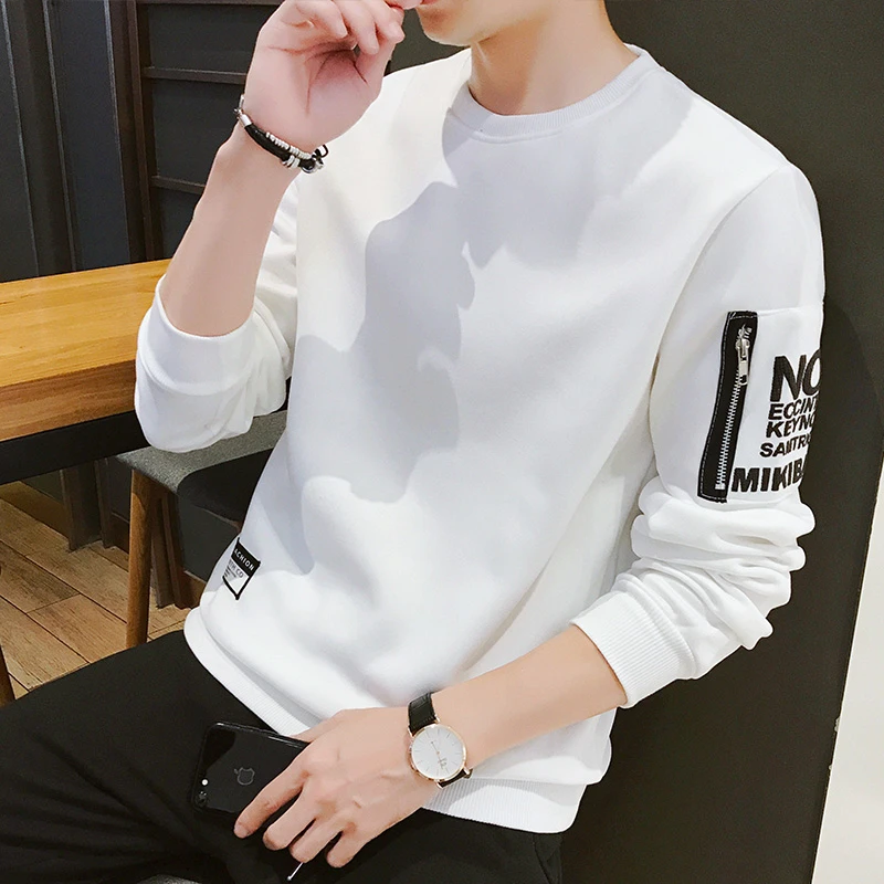 White Hoodies Men 2020 Print Letter Mens Hoodies No Hood Zipper Streetwear Pullovers Sweatshirts Mens Clothing Homme NOT MIKIBW White Hoodies Men 2020 Print Letter Mens Hoodies No Hood Zipper Streetwear Pullovers Sweatshirts Mens Clothing Homme NOT MIKIBW