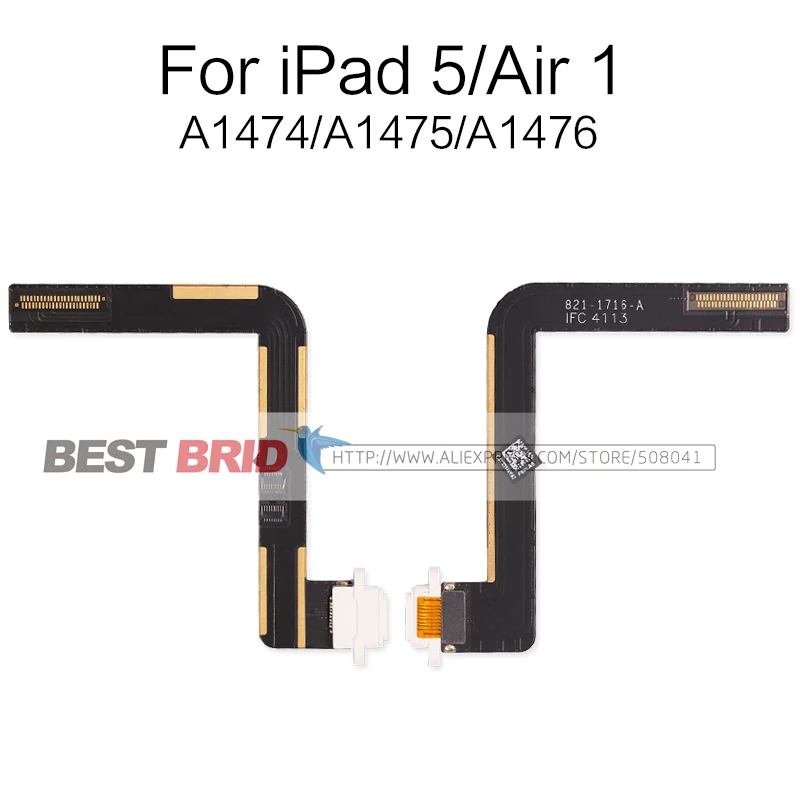 10 шт./лот гибкий кабель для зарядки iPad 5 Air 1 A1474 A1475 A1476 usb-разъем зарядного