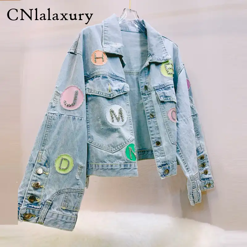oversized vintage jean jacket