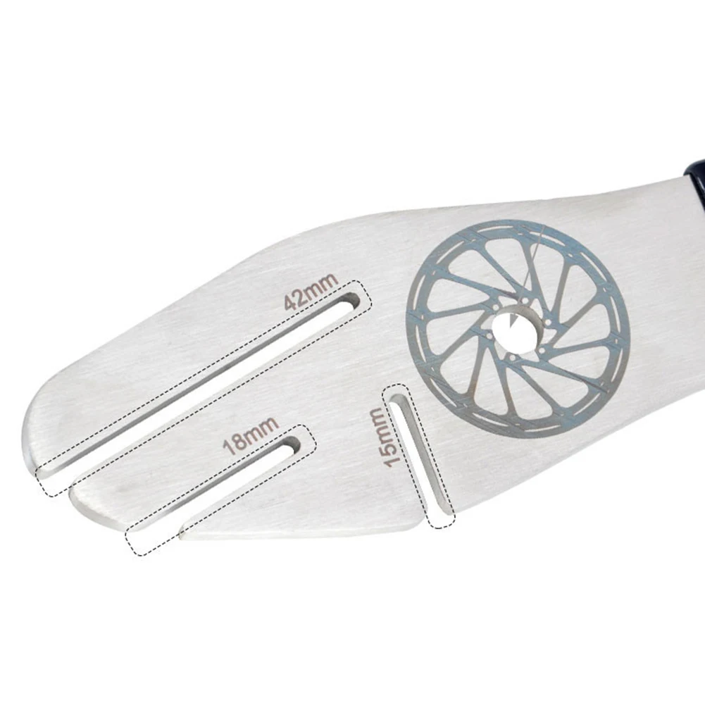 Bike Bicycle Disc Brake Rotor Truing Stainless Steel Alignment Wrench Tool 189mm