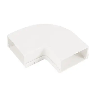 

Box Type PVC Trunking Flat Angle Joint Cable Raceway Adapter 2 Ways 52 x 52mm