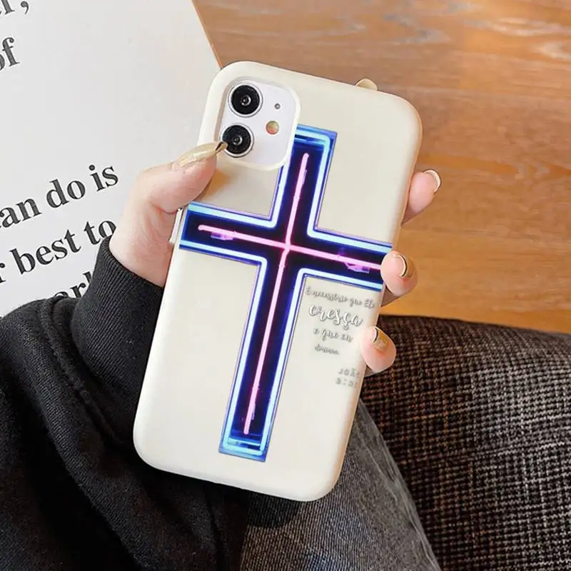 iphone 13 pro phone case Faith Christian Religious Jesus Phone Case Soft Solid Color for iPhone 11 12 13 mini pro XS MAX 8 7 6 6S Plus X XR best cases for iphone 13 pro max