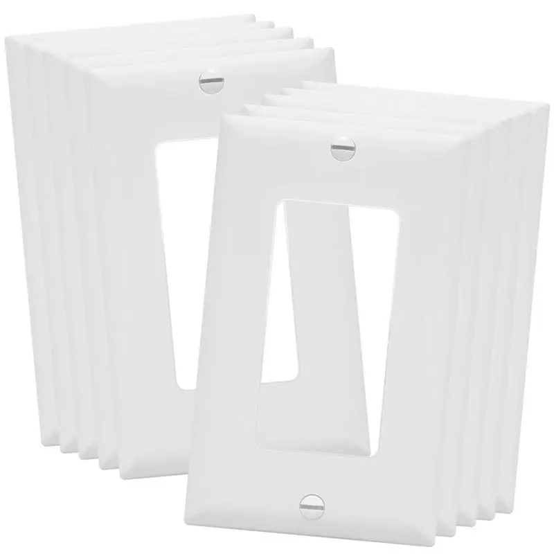 

Decorative Switch Wall Panel Is Covered Household Socket, Standard Size, Suitable For Paddle Rocker, GFCI Equipment, Timer, Dimm